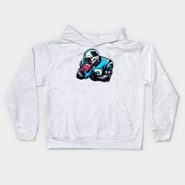 Carolina Panthers 003 Kids Hoodie by romancenemy